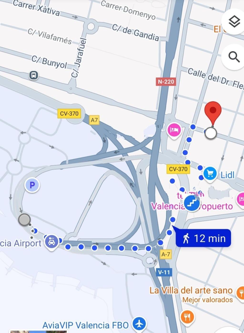 Alojamiento Junto Aeropuerto Valencia A Manises Exteriér fotografie